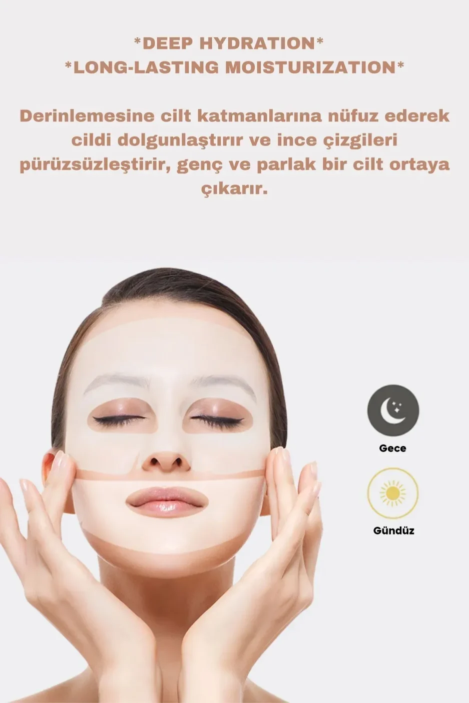 Şeffaflaşan Kore Kolajen Maske  – Parlaklık ve Nem - Görsel 4